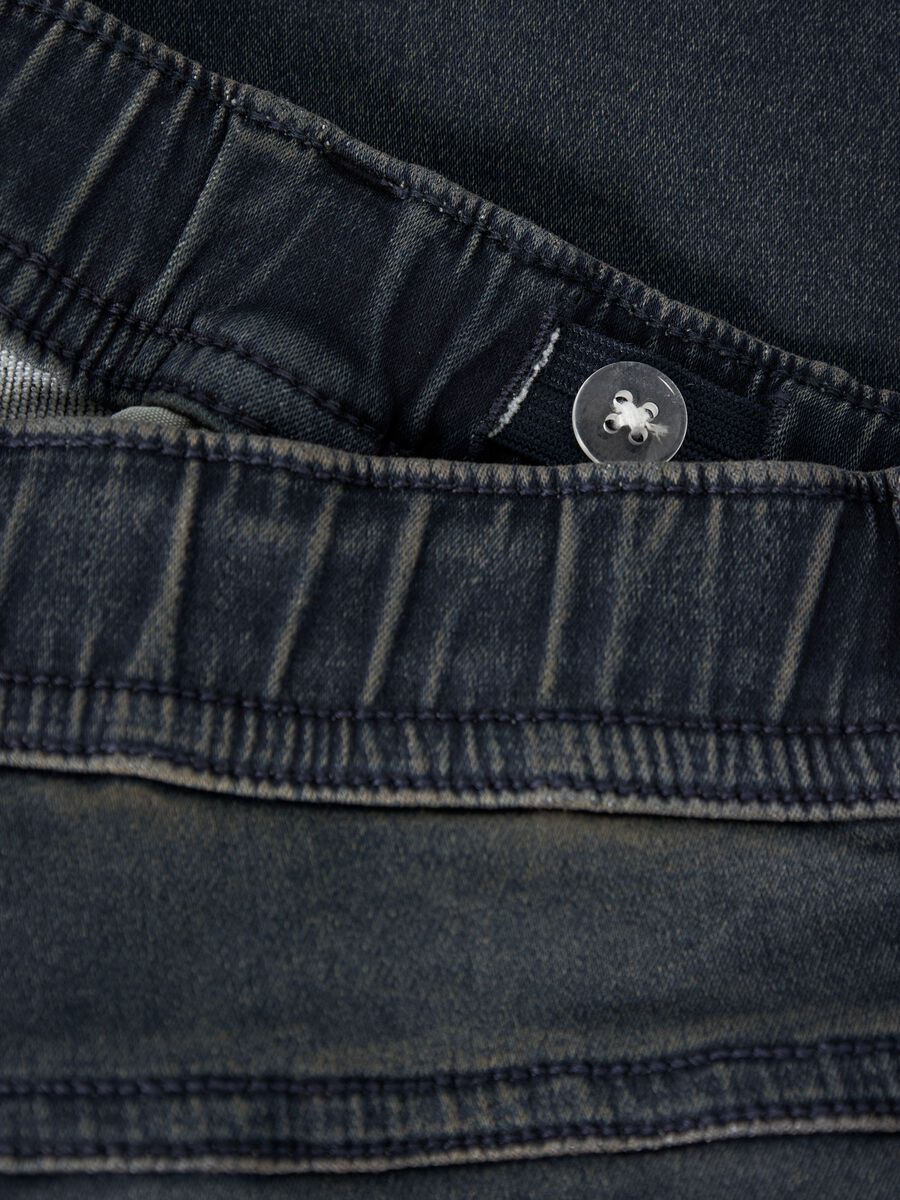 Carousel image - SLIM FIT SWEAT JEANS, Blue Black Denim | 3