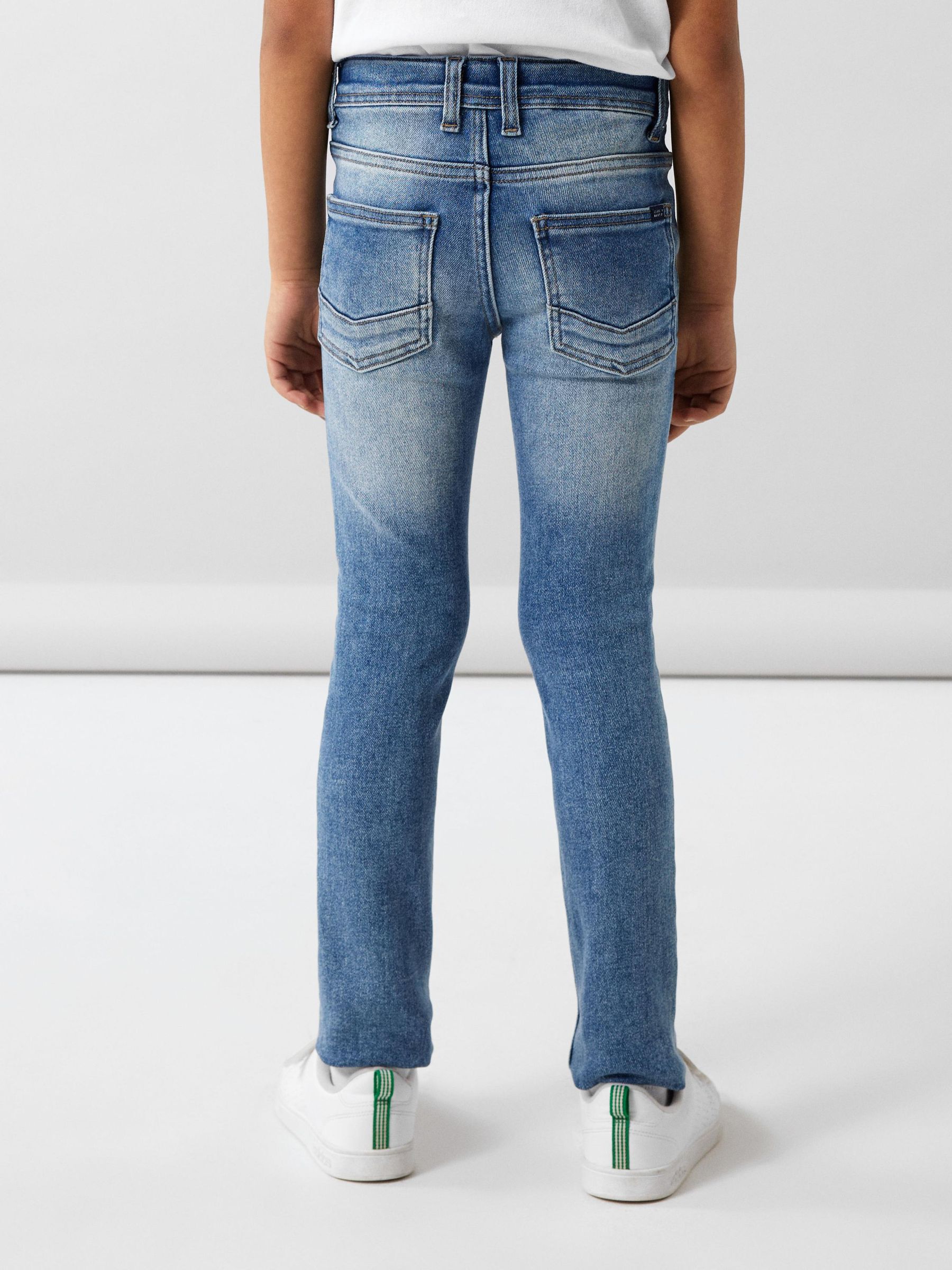 超美品 SLIM X FIT Germany IT NAME | Blue | Boys' - JEANS デュエルマスターズ