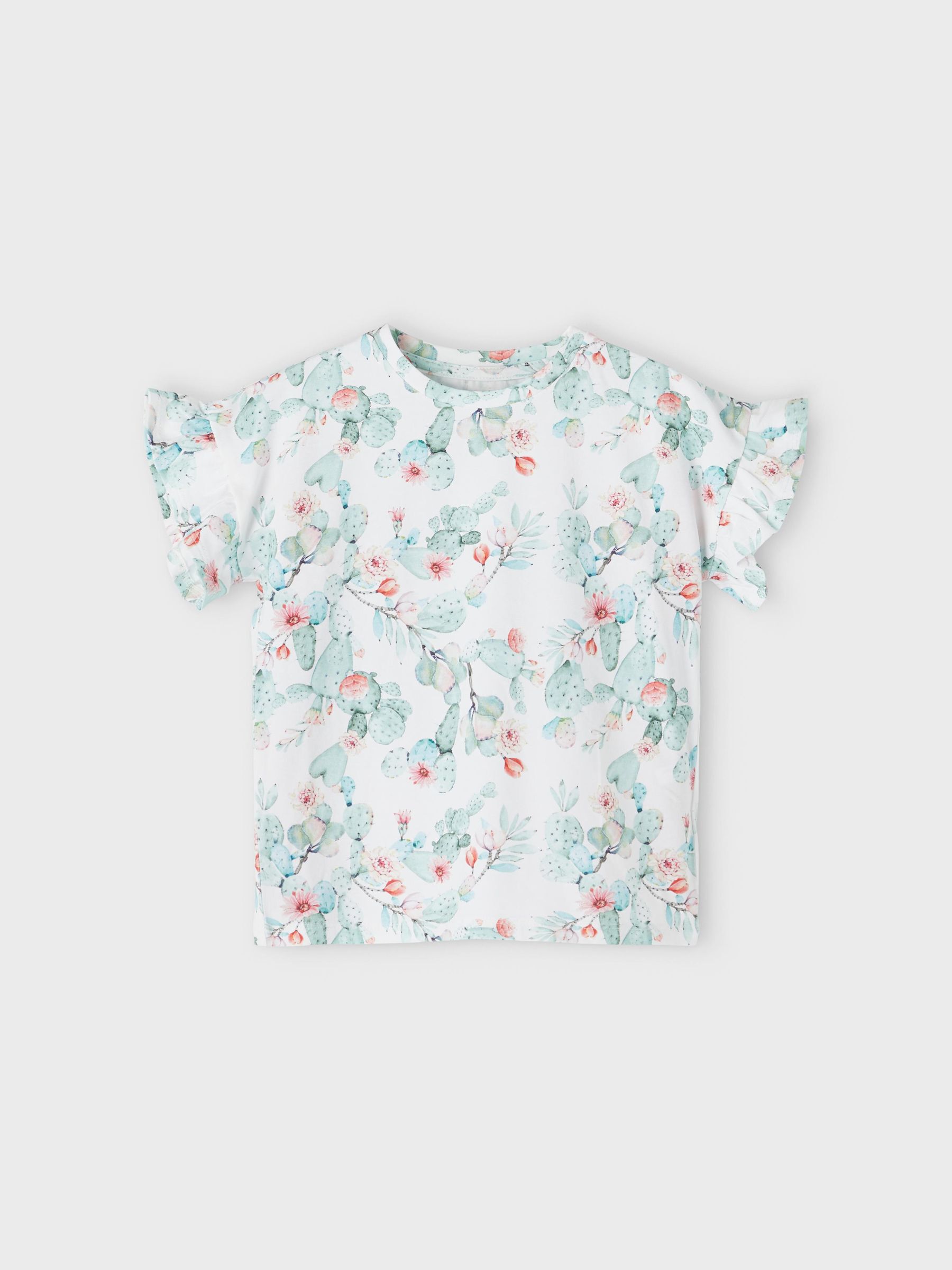 SHORT SLEEVED TOP (White) from name it 