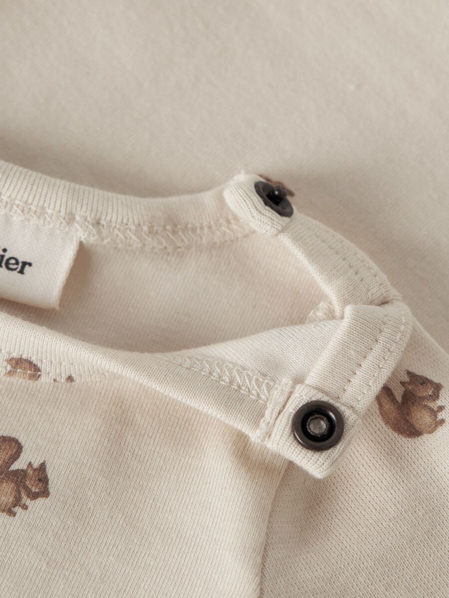 Carousel image - LONG SLEEVED ROMPER, Turtledove | 3