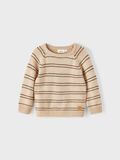 Name it STRIPED KNITTED PULLOVER, Warm Sand, highres - 13210514_WarmSand_003.jpg