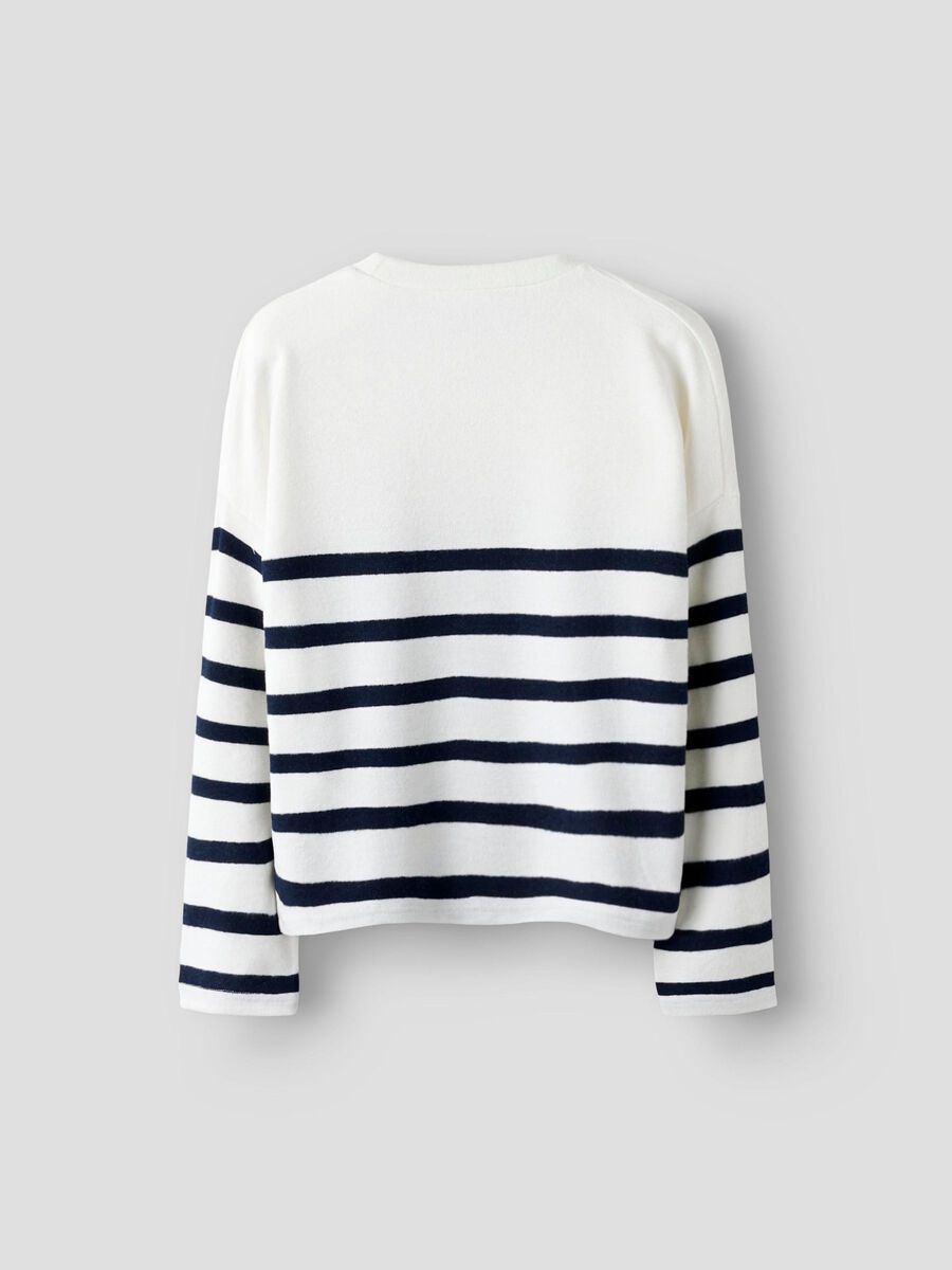 name it STRIPED KNITTED PULLOVER, Dark Sapphire, highres - 13245161_DarkSapphire_1222524_002.jpg