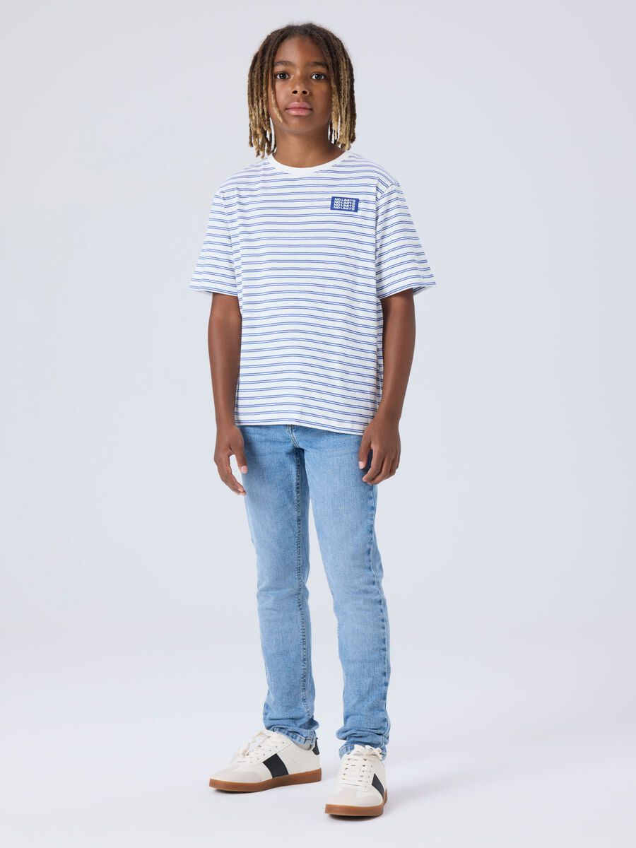 Product carousel image 1 SLIM FIT JEANS, Medium Blue Denim