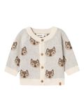 Name it ORGANIC COTTON KNITTED CARDIGAN, Birch, highres - 13234266_Birch_001.jpg