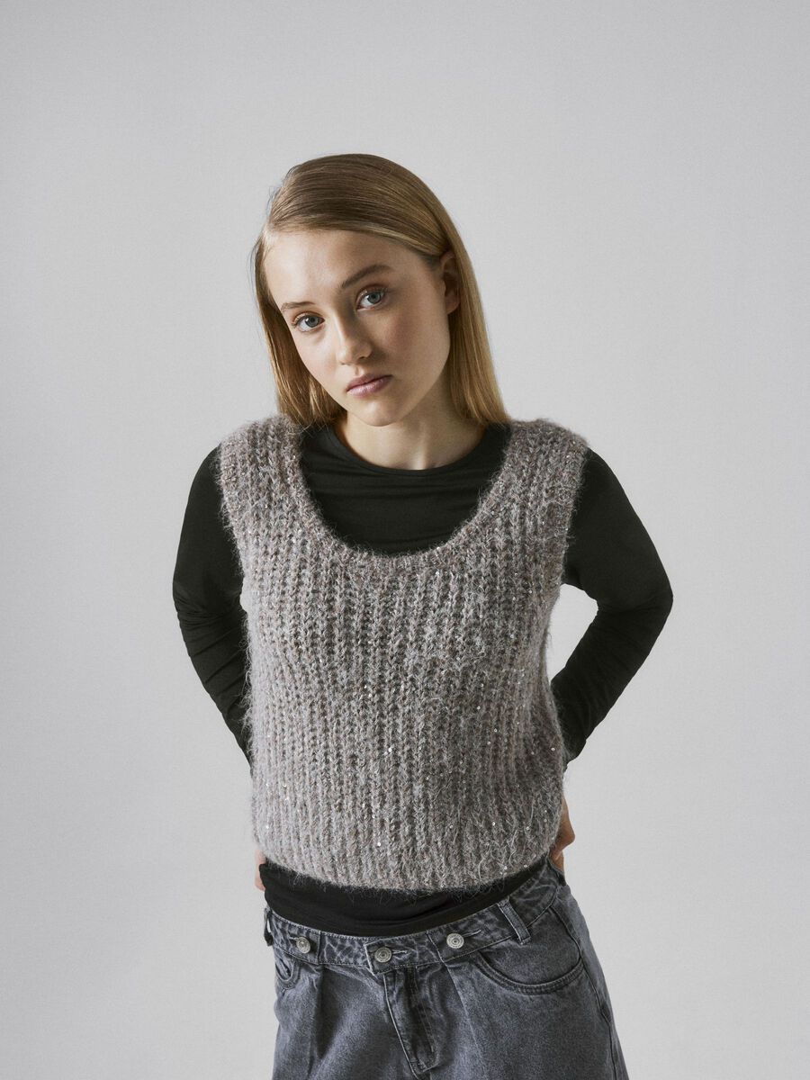 name it SEQUINS KNITTED VEST, Peyote, highres - 13236575_Peyote_1148365_007.jpg