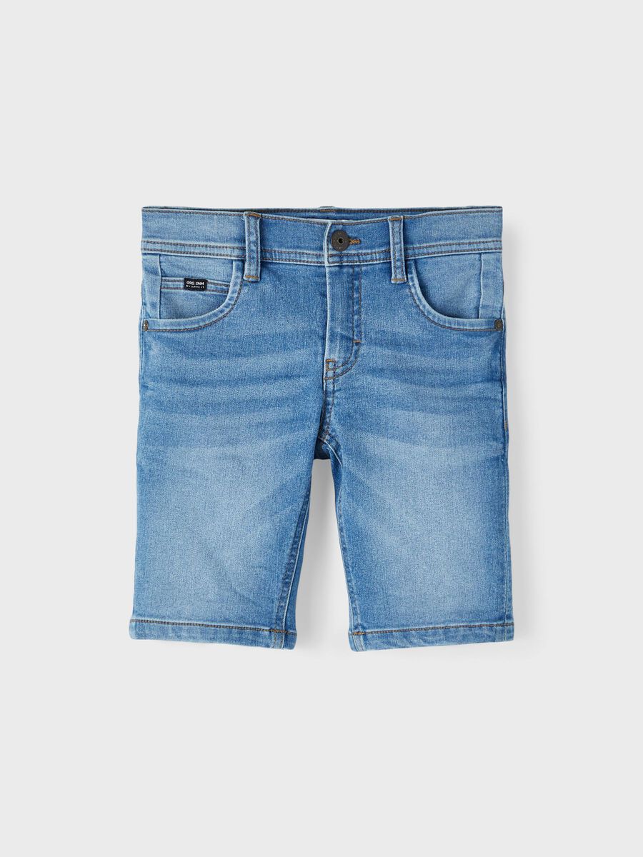 name it SLIM FIT DENIM SHORTS, Medium Blue Denim, highres - 13213278_MediumBlueDenim_003.jpg
