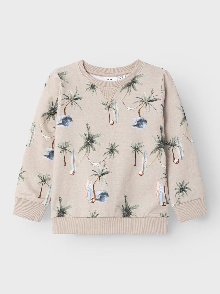 Carousel image - REGULAR FIT SWEATSHIRT, Pure Cashmere | 1