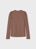 Name it MERINO WOOL LONG SLEEVED TOP, Cognac, highres - 13199569_Cognac_002.jpg