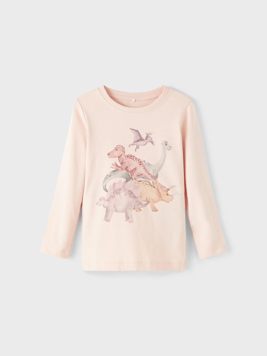 Name it DINOSAUR PRINT LONG SLEEVED TOP, Rose Smoke, highres - 13202951_RoseSmoke_003.jpg