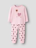 Product image thumbnail - ORGANIC COTTON PYJAMA SET, Parfait Pink | 1