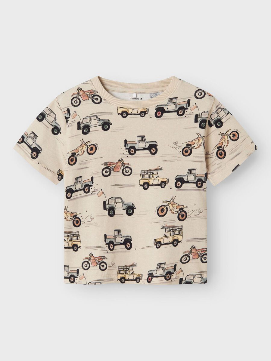 name it ORGANIC COTTON T-SHIRT, Peyote, highres - 13243247_Peyote_003.jpg