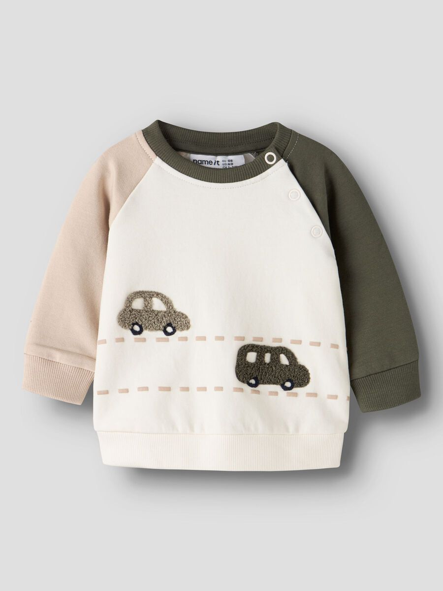 Product carousel image 1 REGULAR FIT SWEATSHIRT, Antique White