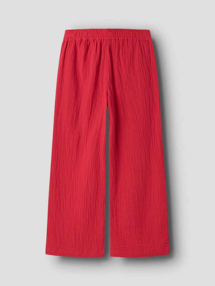 Carousel image - ORGANIC COTTON TROUSERS, Urban Red | 4