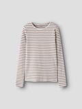 Product image thumbnail - MAILLE C&Ocirc;TEL&Eacute;E TOP &Agrave; MANCHES LONGUES, Mocha Meringue | 1
