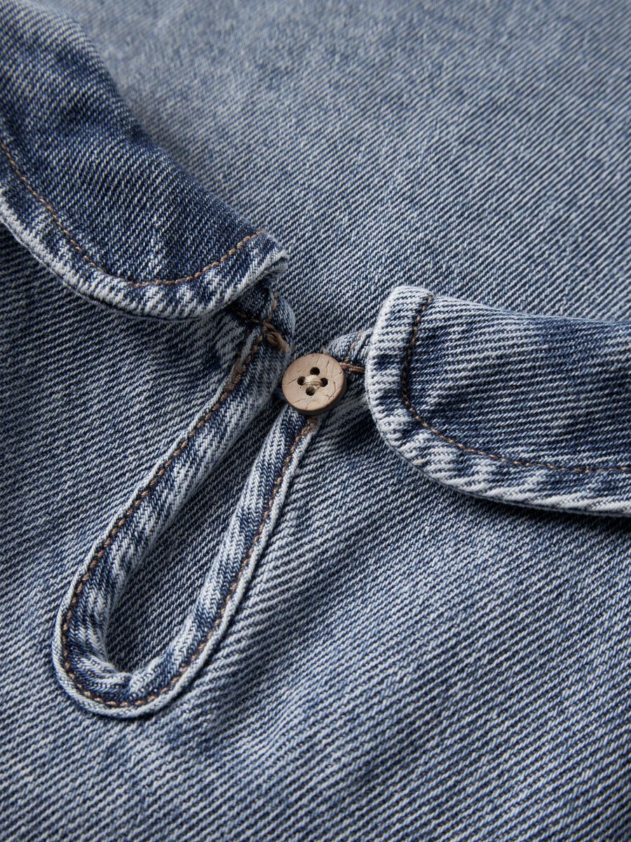Carousel image 3 JEANS SPENCER-KLEID, Medium Blue Denim