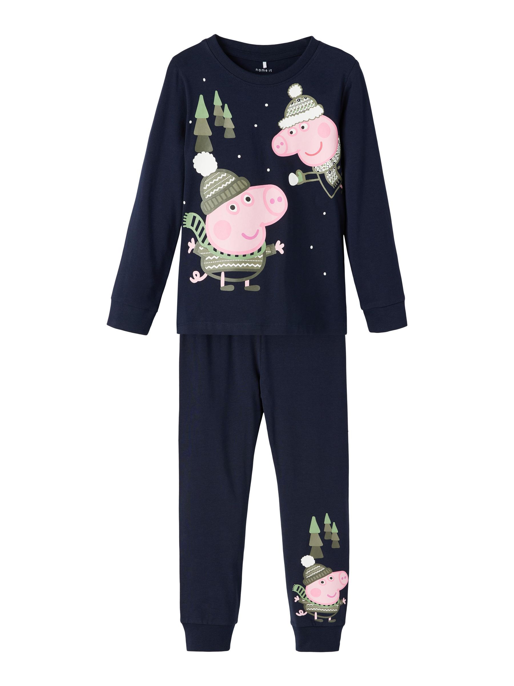 PEPPA PIG CHRISTMAS NIGHTSET Toddler Boys Blue NAME IT Sweden