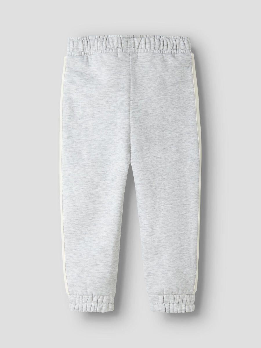Carousel image 4 ORGANIC COTTON SWEATPANTS, Light Grey Melange