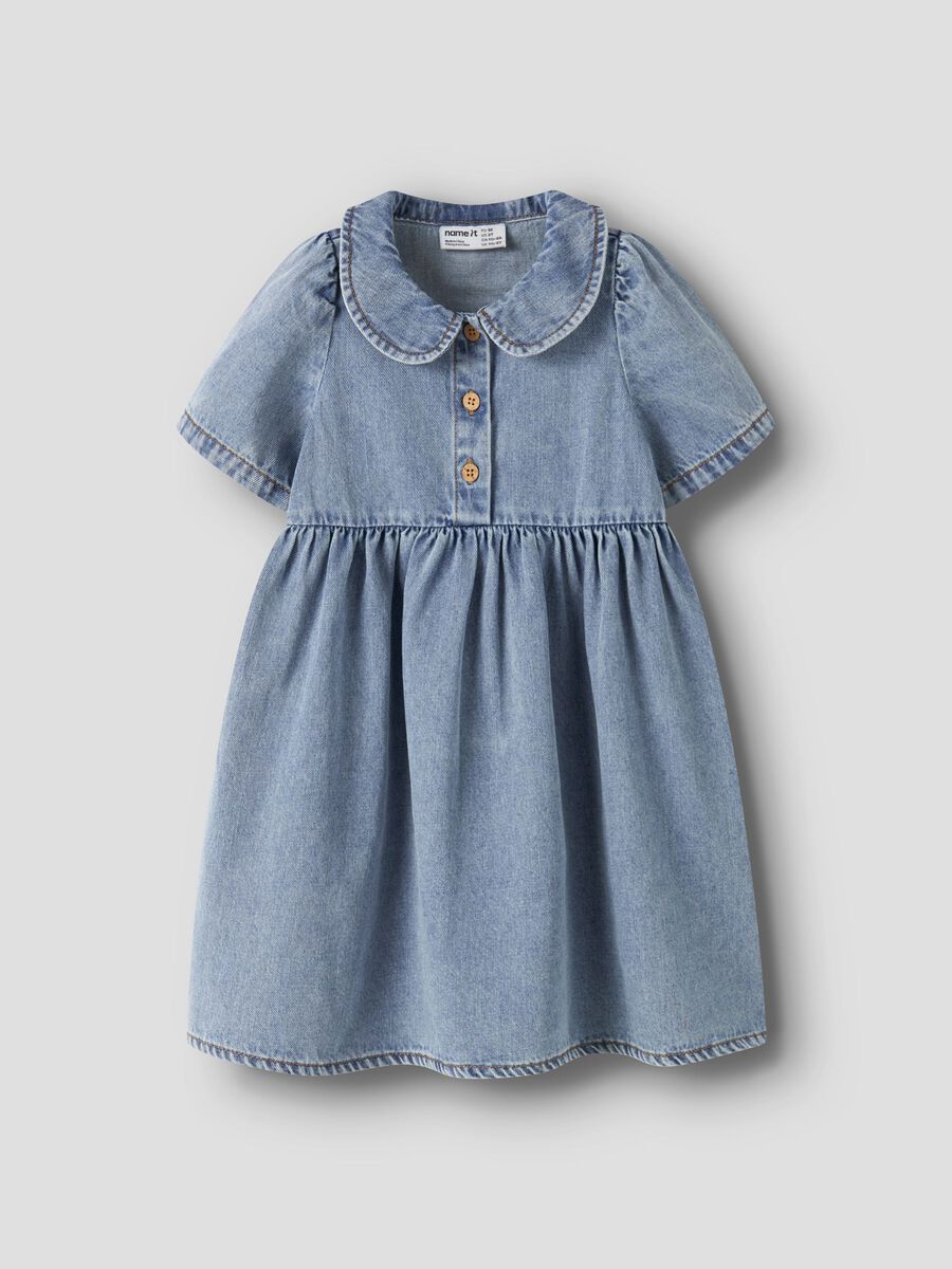 Product carousel image - LOOSE FIT DENIM DRESS, Medium Blue Denim | 1