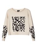 Name it CROPPED LOOSE FIT LEOPARD PULLOVER, White Pepper, highres - 13176427_WhitePepper_001.jpg