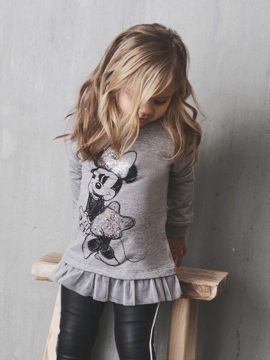 name it DISNEY MINNIE MOUSE SWEAT-SHIRT, Grey Melange, highres - 13159741_GreyMelange_003.jpg