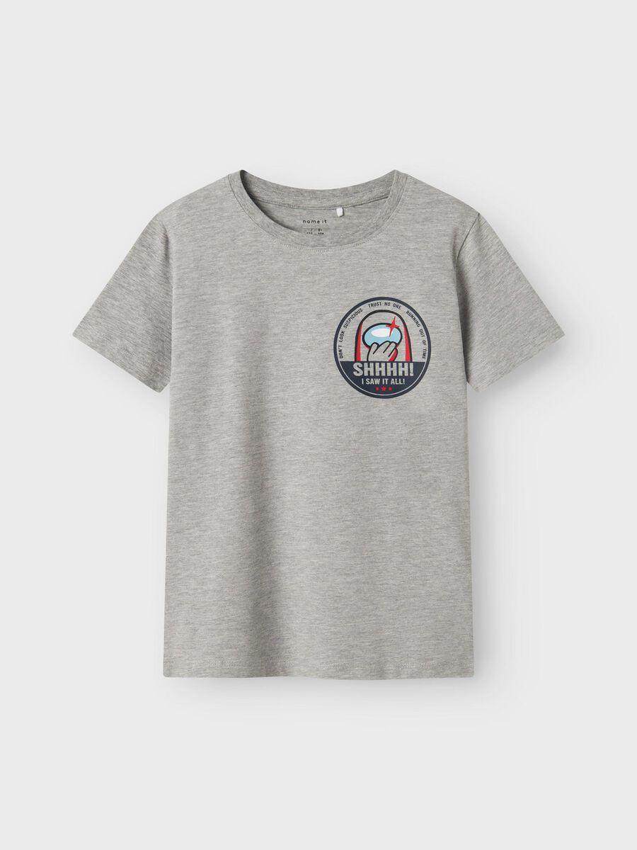 name it AMONG US T-SHIRT, Grey Melange, highres - 13238532_GreyMelange_003.jpg
