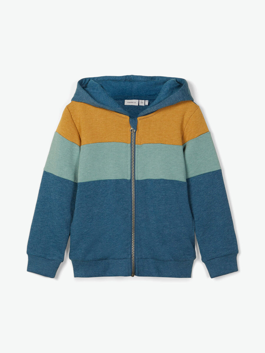 Name it COLOURBLOCKING HOODIE MIT REISSVERSCHLUSS, Gibraltar Sea, highres - 13180046_GibraltarSea_003.jpg