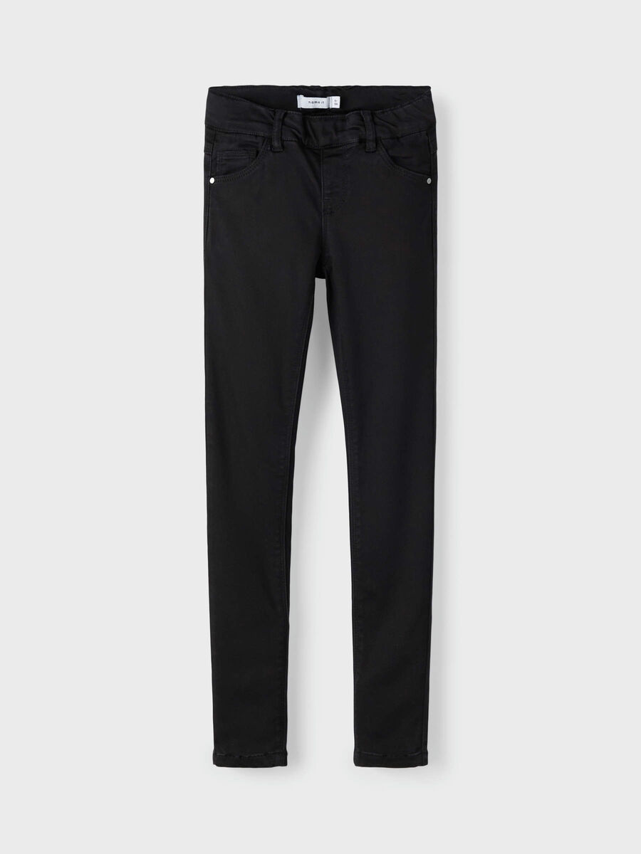 Carousel image 1 DENIM LEGGING, Black Denim