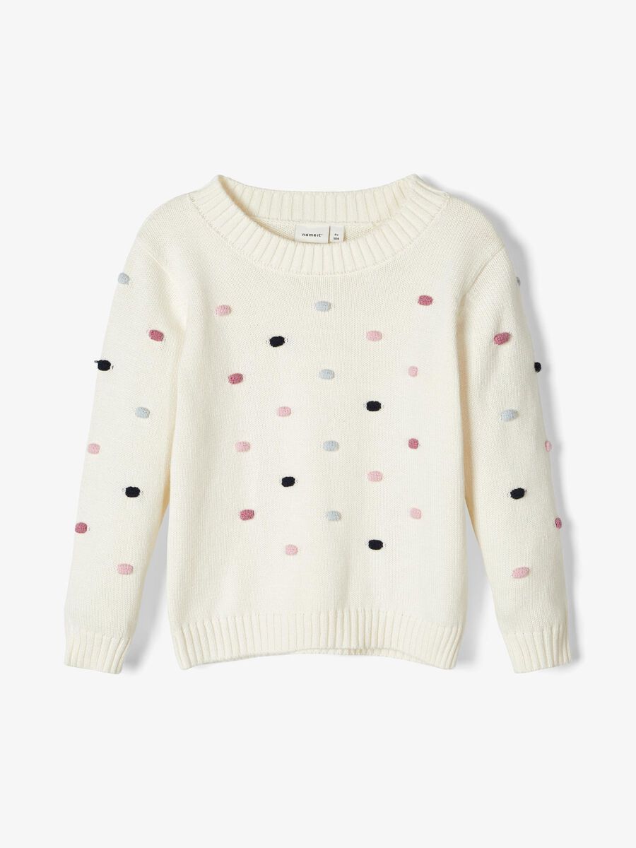Name it DOTTED KNIT PULLOVER, Snow White, highres - 13177886_SnowWhite_003.jpg