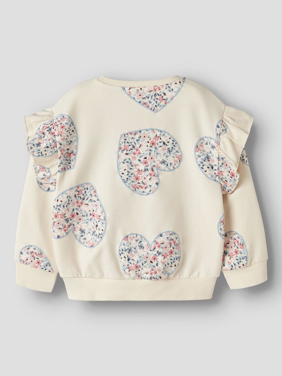 Carousel image - REGULAR FIT SWEATSHIRT, Antique White | 4