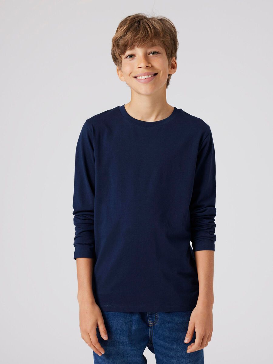 Carousel image 2 3 PACK LONG SLEEVED T-SHIRT, Navy Blazer