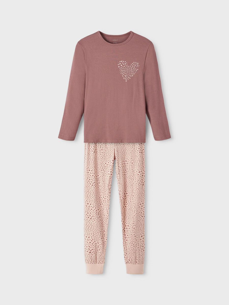 Name it LEOPARD HEART PYJAMA, Rose Taupe, highres - 13206985_RoseTaupe_003.jpg