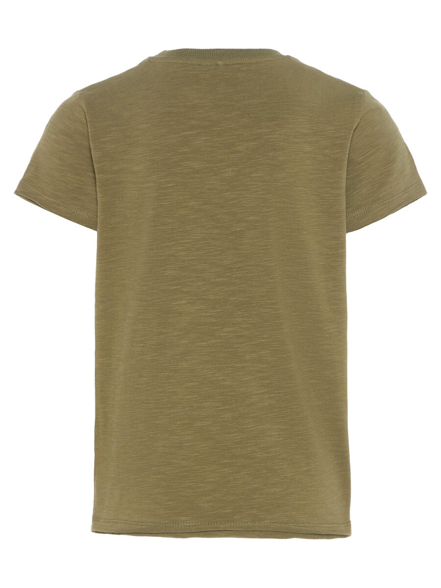 Name it SOLID COLOURED ZIP DETAIL T-SHIRT, Ivy Green, highres - 13156398_IvyGreen_002.jpg