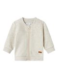 name it ØKOLOGISK BOMULD SWEATSHIRT, Peyote Melange, highres - 13240910_PeyoteMelange_001.jpg