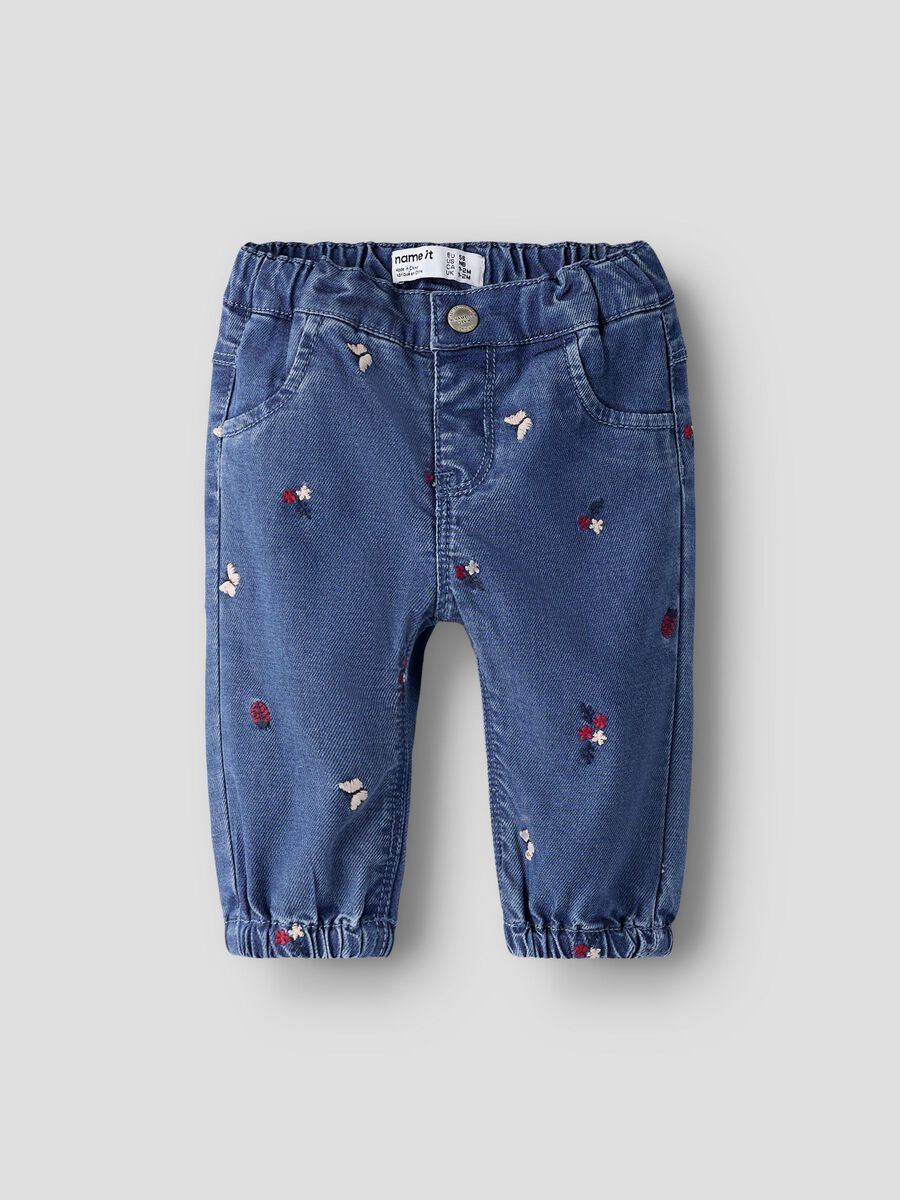 Carousel image - SHAPED FIT JEANS, Medium Blue Denim | 1