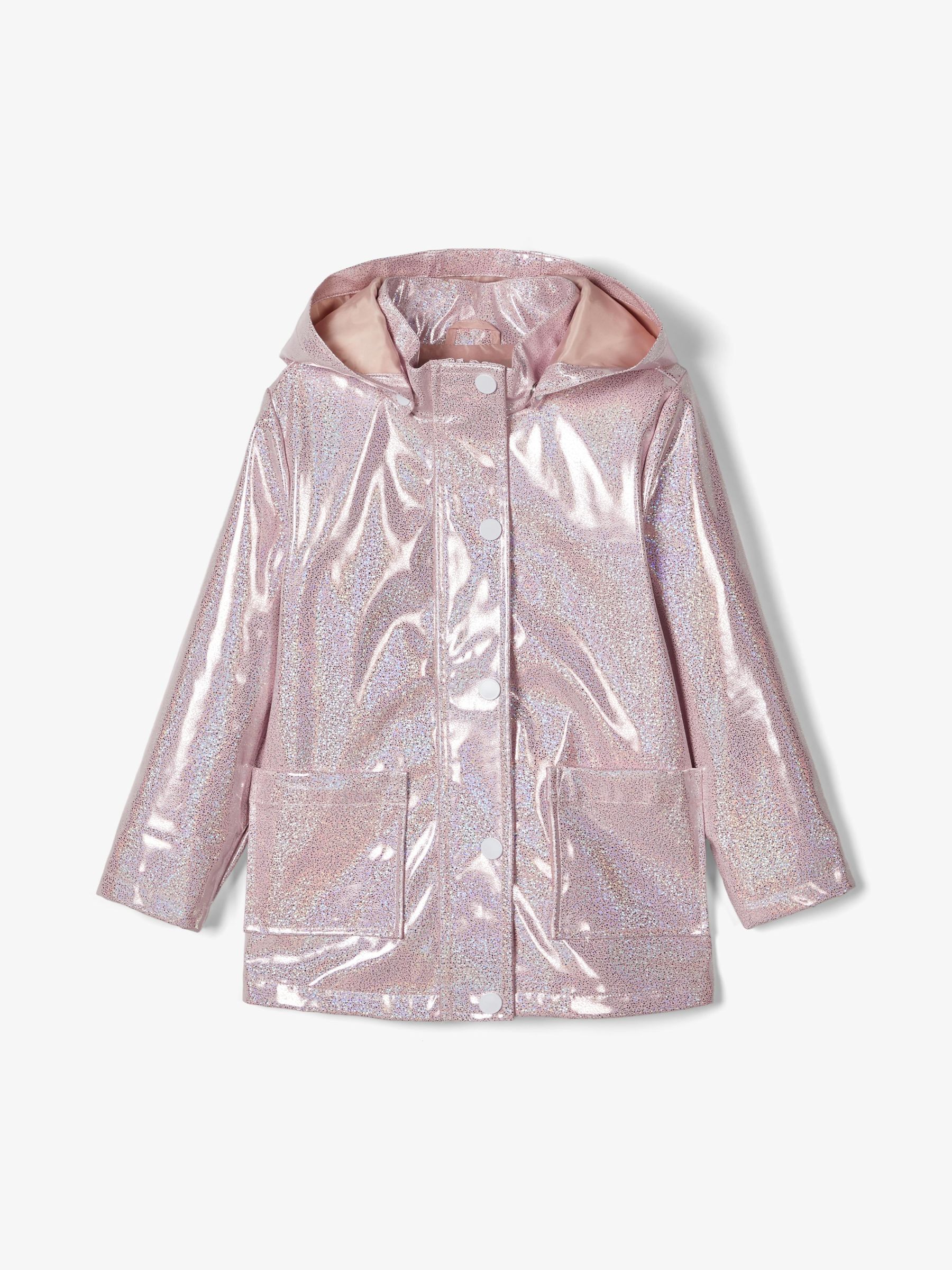 Girls glitter raincoat outlet