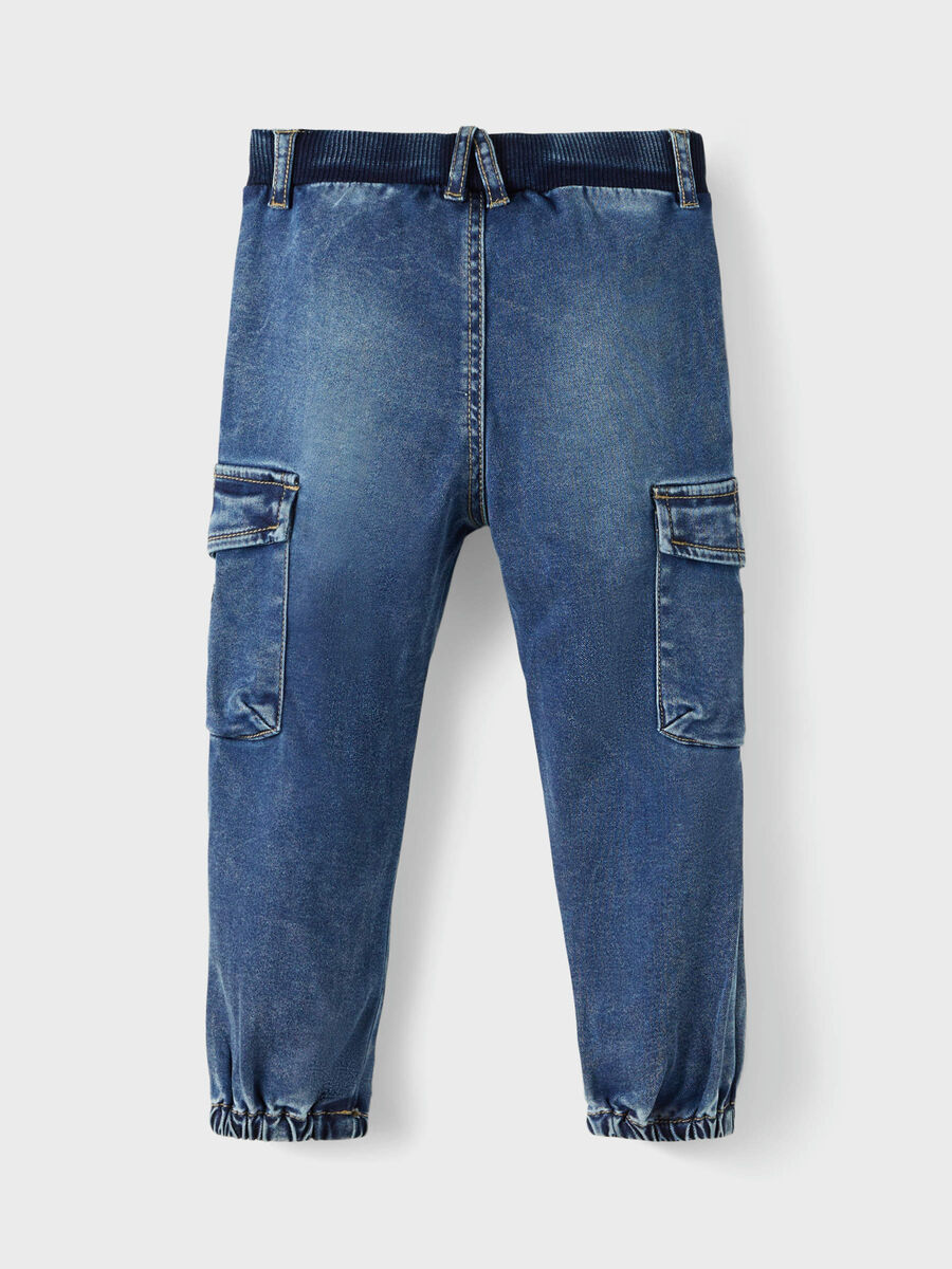name it CARGO BAGGY FIT JEANS, Dark Blue Denim, highres - 13206919_DarkBlueDenim_002.jpg