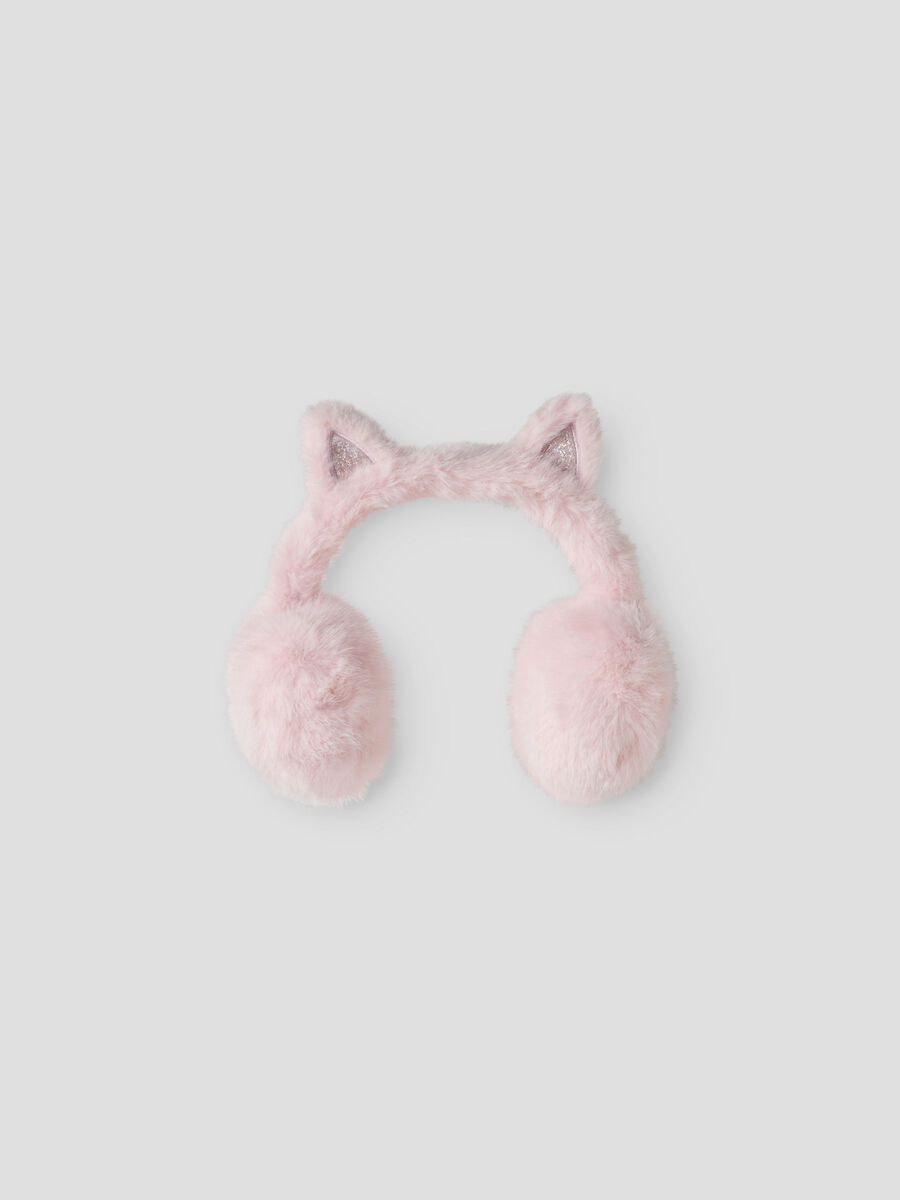 Product carousel image 1 CAT EAR WARMERS, Lilac Snow