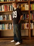 Product image thumbnail - JERSEY TOP, Peat | 3