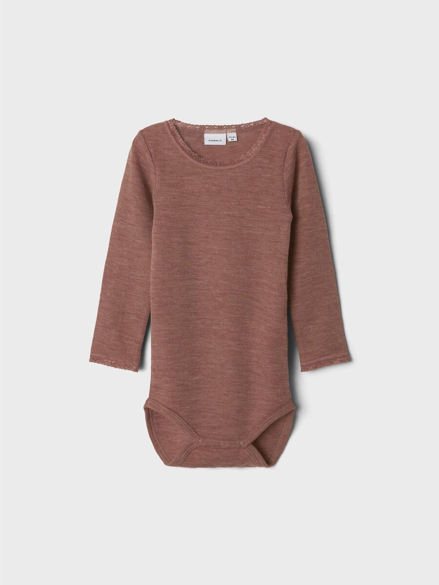 name it MERINO WOOL ROMPER, Cognac, highres - 13199282_Cognac_003.jpg