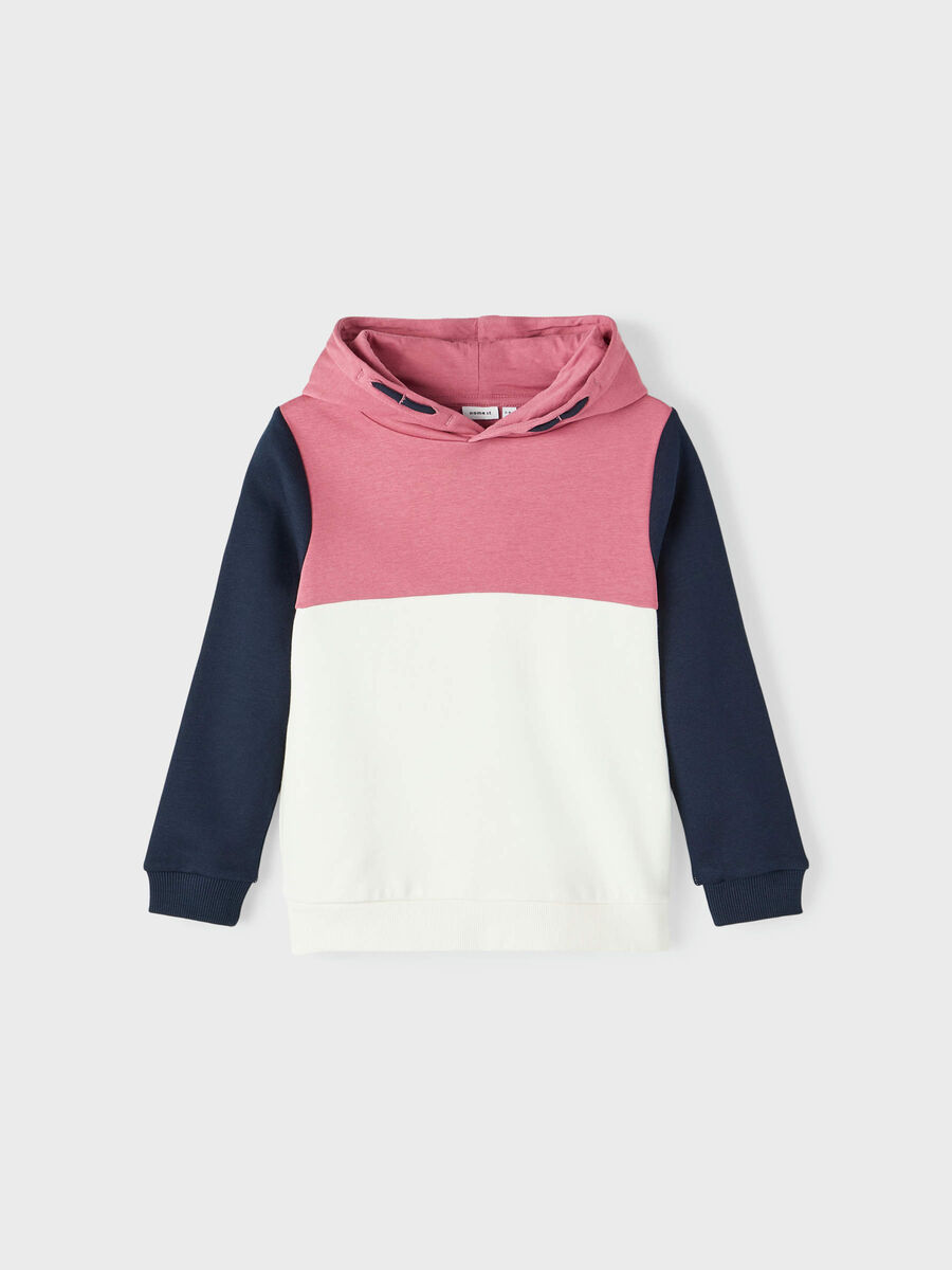 Name it STYLE COLOR BLOCK SWEAT À CAPUCHE, Rose Wine, highres - 13204843_RoseWine_003.jpg