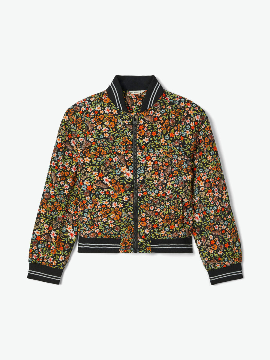 Name it FLORAL PRINT BOMBER JACKET, Vibrant Orange, highres - 13180203_VibrantOrange_003.jpg