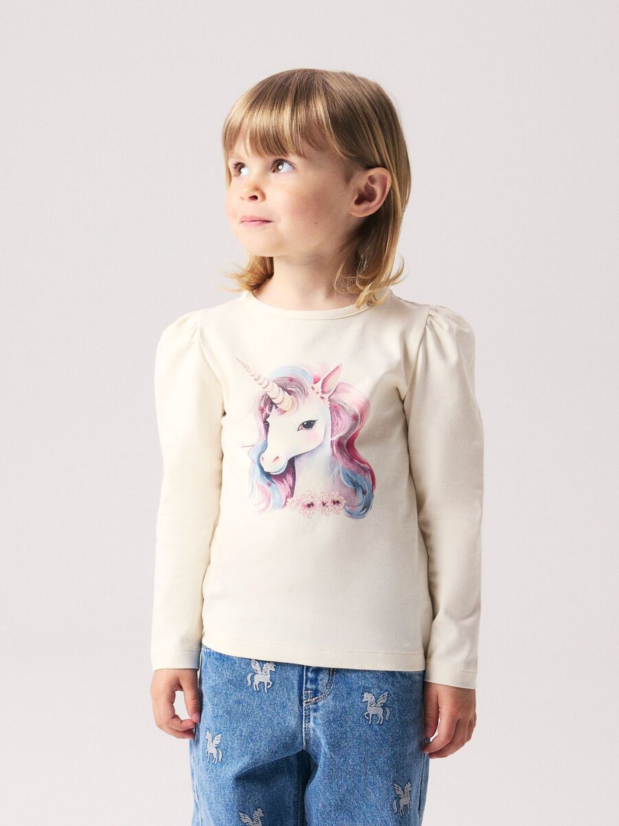 Product carousel image - REGULAR FIT TOP, Antique White | 1