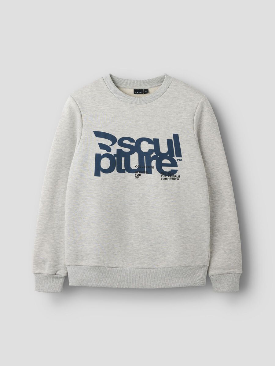 Product carousel image 1 PRINTED SWEATSHIRT, Light Grey Melange