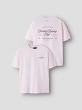 Product image thumbnail - LOOSE FIT T-SHIRT, Pink Marshmallow | 1