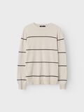 Name it STRIPED KNITTED PULLOVER, Turtledove, highres - 13226572_Turtledove_003.jpg