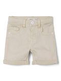 Name it SMAL PASSFORM SHORTS, Oatmeal, highres - 13202323_Oatmeal_001.jpg