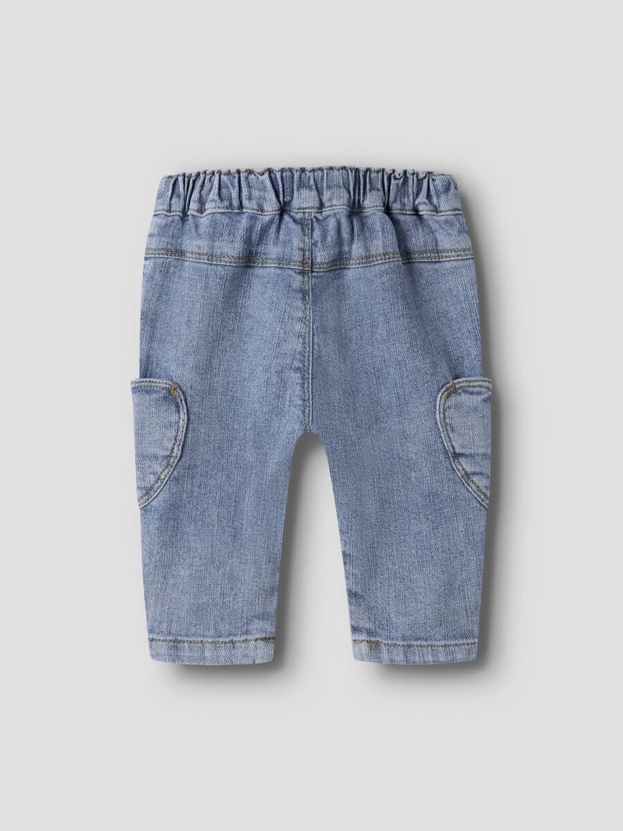 Carousel image 3 MOM FIT JEANS, Denim Blue