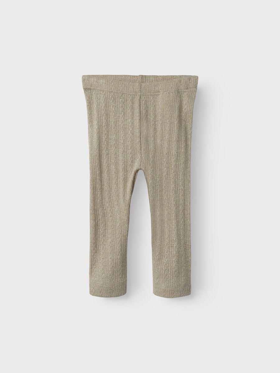 Carousel image - PRĄŻKOWANE LEGGINSY, Pure Cashmere | 1
