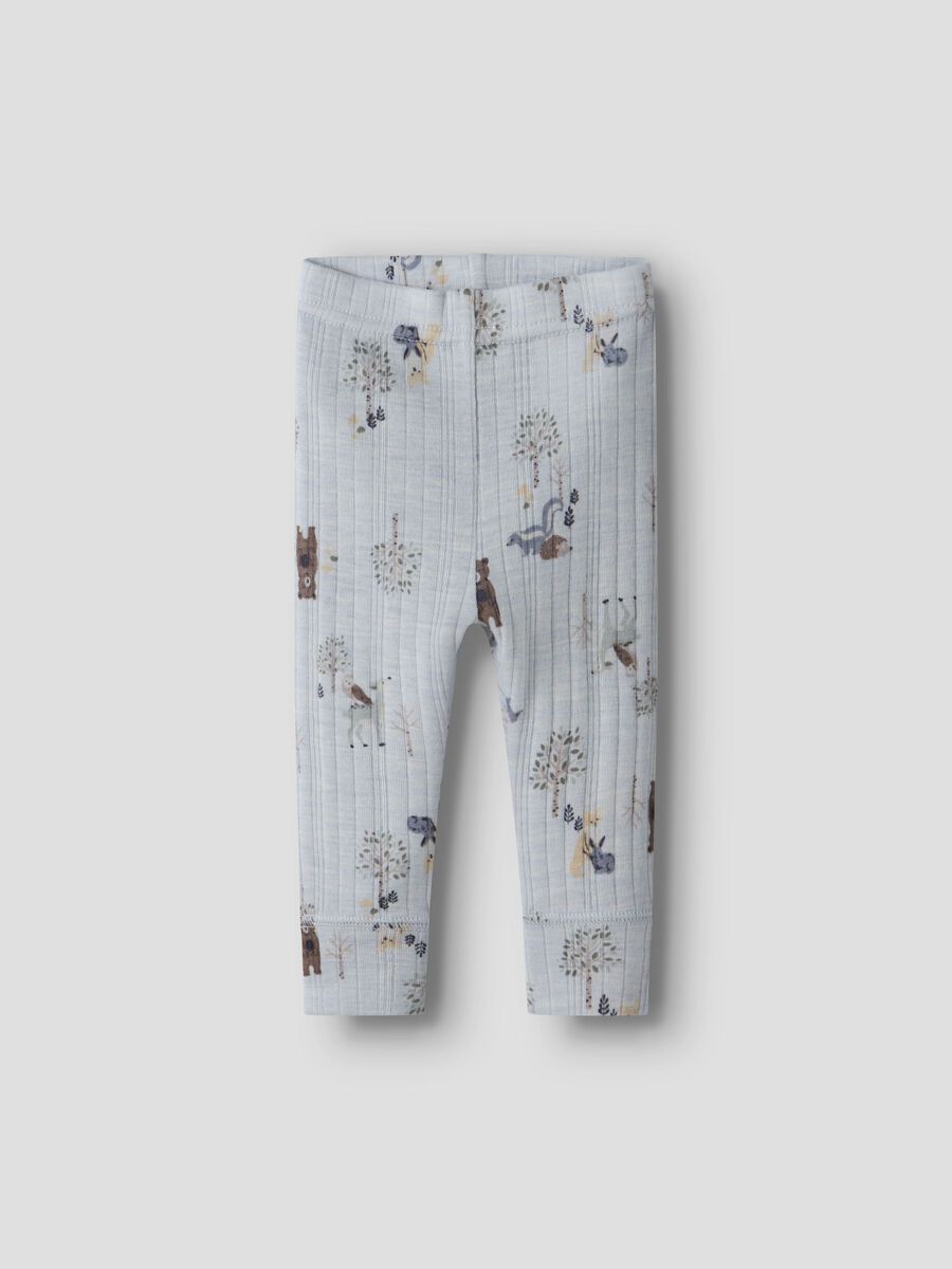 Carousel image 1 MERINO WOOL LONGJOHN, Arctic Ice
