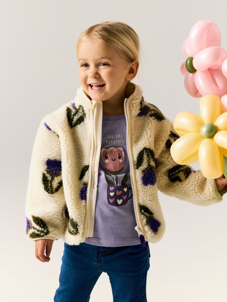 Product carousel image 1 TEDDY CARDIGAN, Antique White